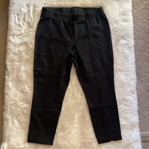 Talbots L legging Crop black capris pants
